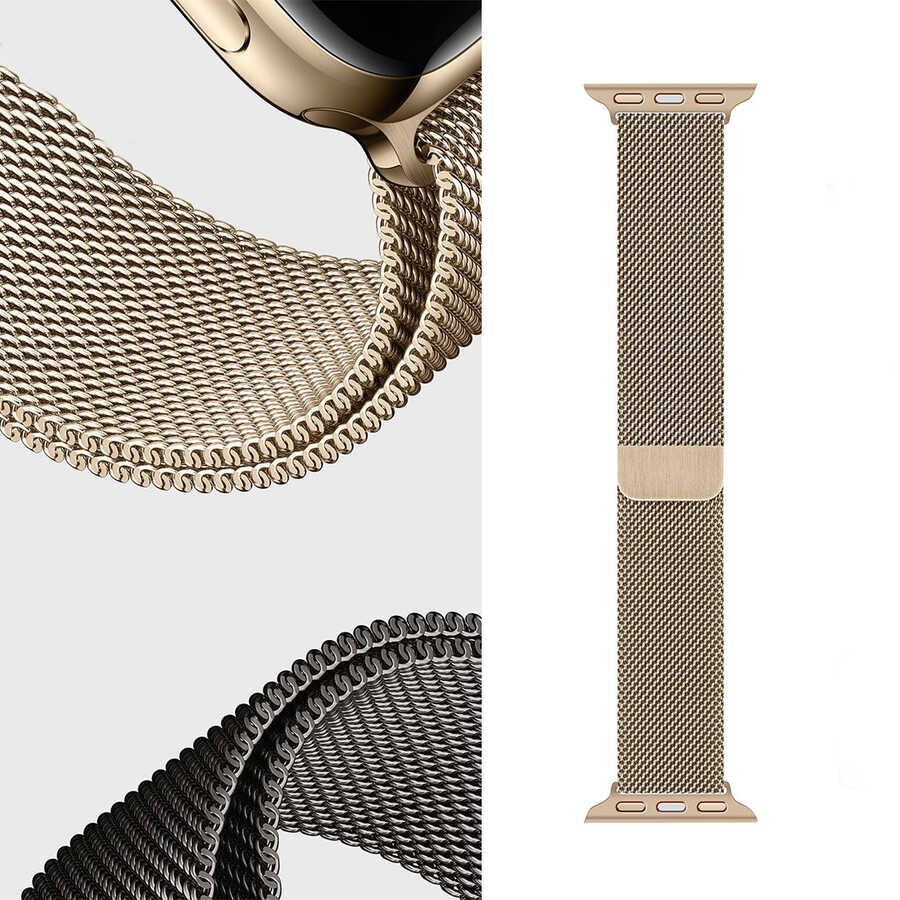Watch Ultra 49mm Kordon Wiwu Minalo Metal Strap Kayış - 8 Watch Ultra 49mm Kordon Wiwu Minalo Metal Strap Kayış - 8